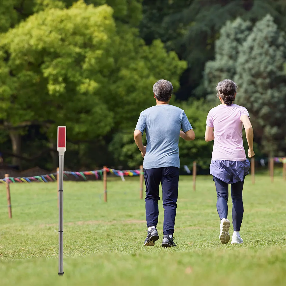 2 قطعة علامات درب تعمل بالطاقة الشمسية مقاوم للماء في الهواء الطلق إشارة المرور الشمسية لساحة الرصيف الثلوج الطريق المناظر الطبيعية عاكسات