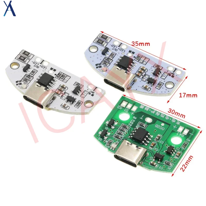 

1pcs type-C table lamp circuit board USB charging three gear stepless dimming led touch small night lamp control module
