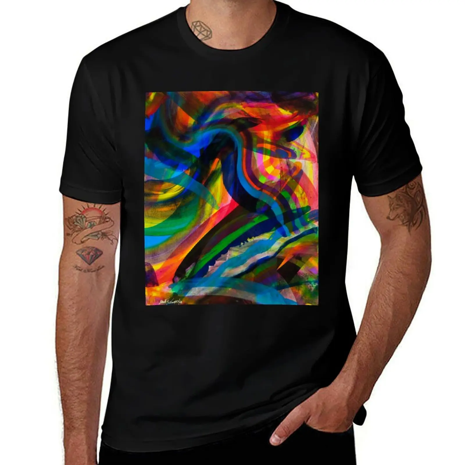 Movement of Colour T-Shirt t shirts with prints T-Shirt