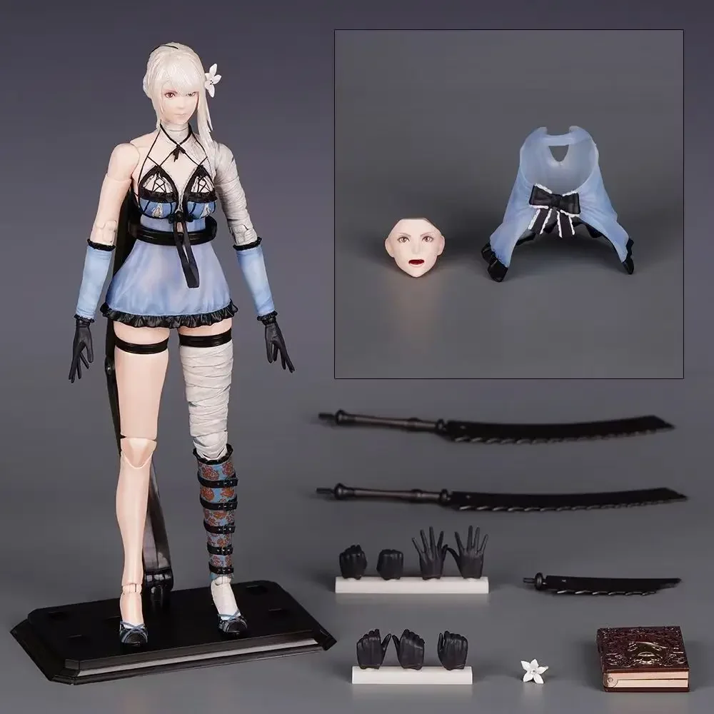 

SQUARE ENIX PLAY ARTS Modified Nier Artificial Life Kaini Interchangeable Face Full Set Anime Action Figures Model Toys In Stock