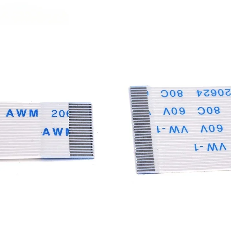 10pcs Fpc/ffc Ribbon Flexible Flat Cable 24 26 30 32 34 40 Pin Pitch 0.5/1.0mm Wire Length 6/10/15/20/25/30/40cm Forward Reverse