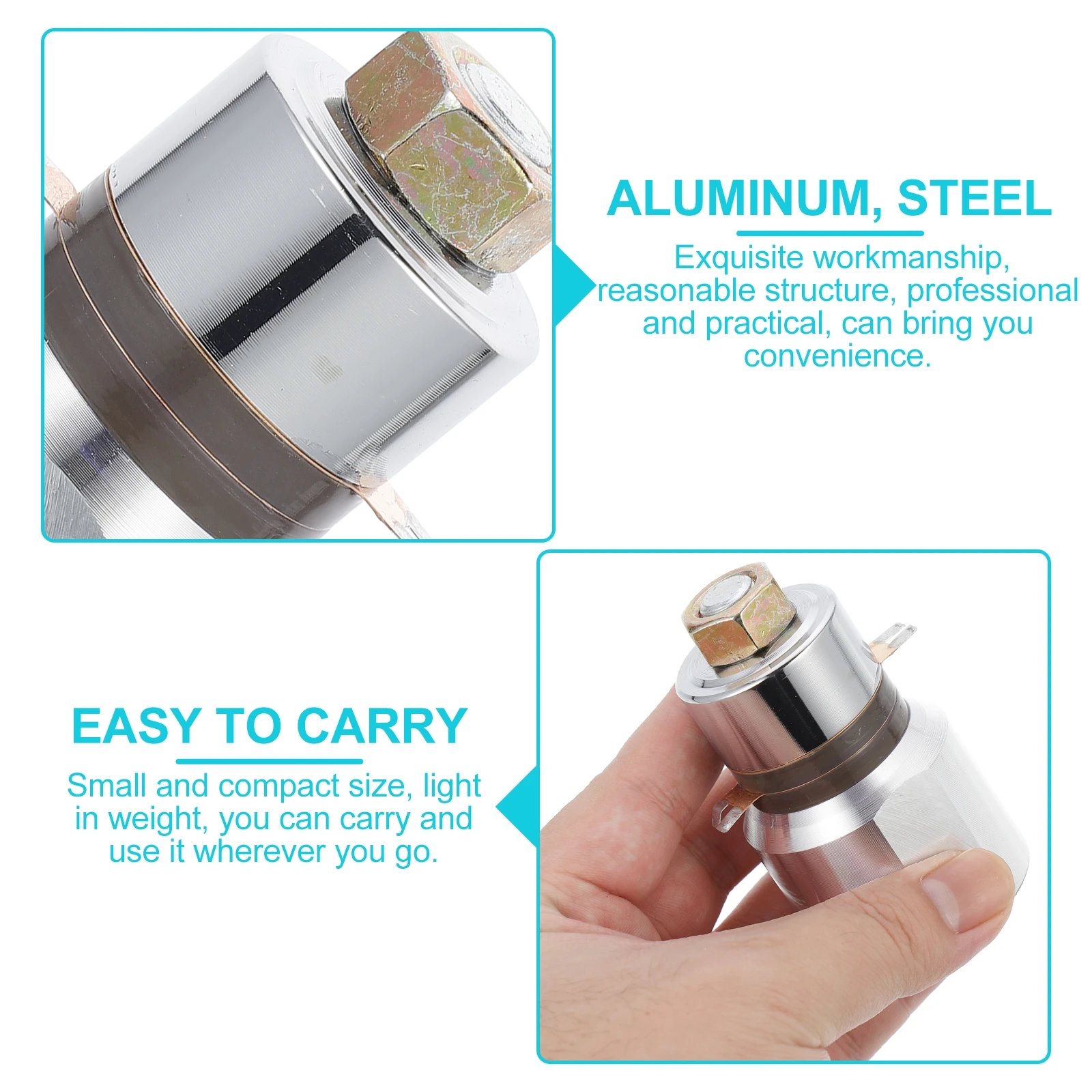 

Ultrasonic Piezoelectric Transducer 28KHZ High Efficiency Dishwasher Silver Stainless Steel Compact Size Practical