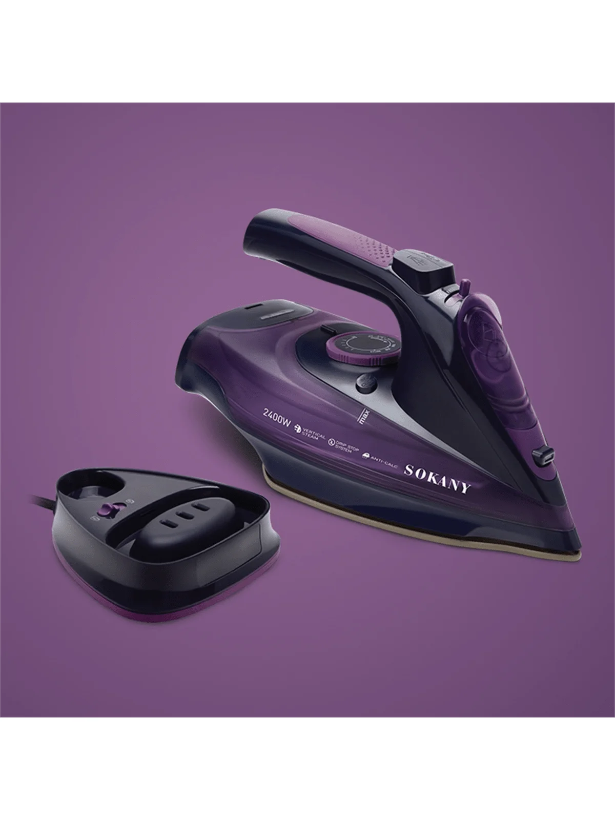 sonaky-fer-a-vapeur-sans-fil-2-en-1-avec-semelle-en-ceramique-et-fonction-vapeur-variable