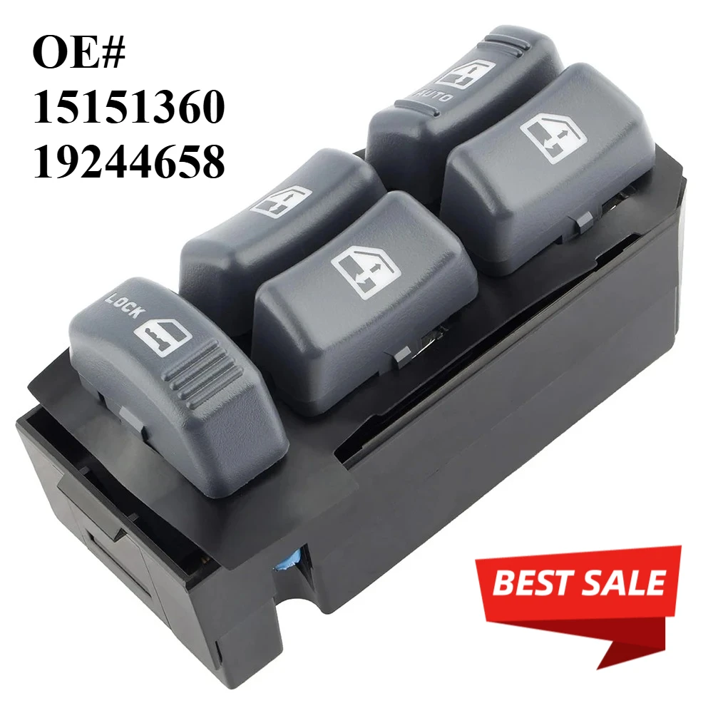 Interruptor de Ventana 15151360 19244658 para Chevrolet Blazer, Camioneta, Suburban, GMC Jimmy, Yukon, Oldsmobile Bravada, Accesorios para Auto