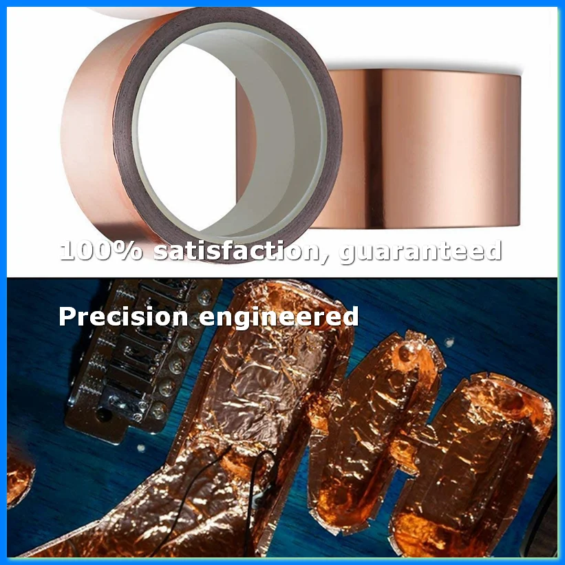 Copper Foil Tape 70mm x 20M for Shielding Conductive Adhesive for Electrical Repairs,Snail Barrier Tape Guitar-A23R