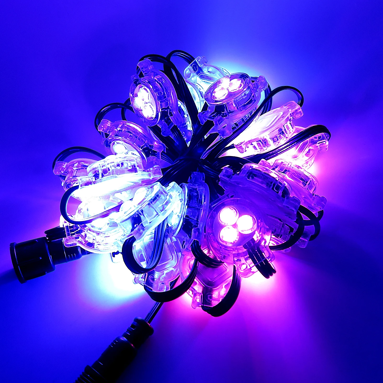 12 فولت 24 فولت IP68 في الهواء الطلق LED بكسل نقطة أضواء RGBW عيد الميلاد عطلة الأحجار الكريمة المسار الإضاءة للمناظر الطبيعية إيف الإضاءة الدائمة #5