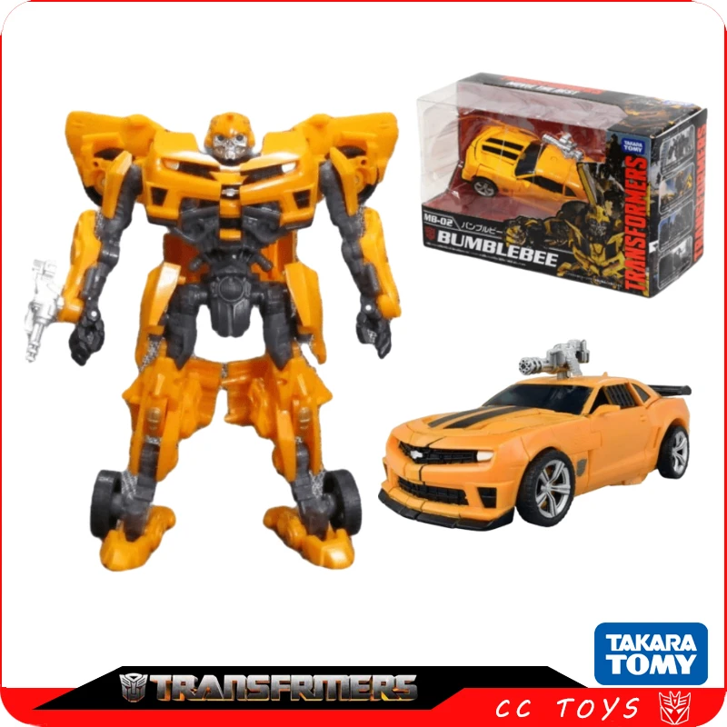 In stock Takara Tomy Transformers Toy Movie The Best Series MB-02 Bumblebee Action Figure Robot Collectible Children's Toy