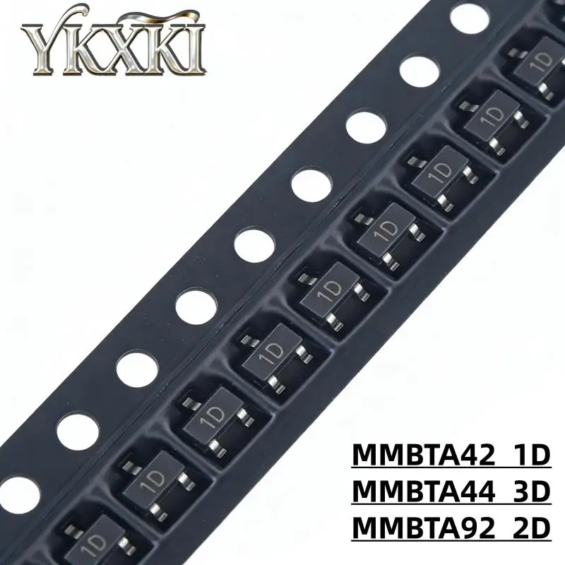 50-100PCS/lot new MMBTA42 1D MMBTA44 3D MMBTA92 2D SOT-23 SMD NPN/PNP Bipolar Transistors﻿
