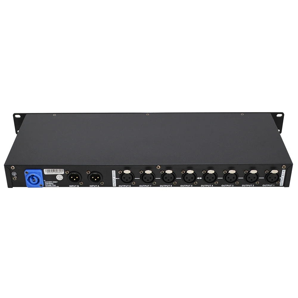 New Design 88-265V Input DMX Amplifier / Splitter / DMX Signal Repeater/ 8 Output Ports DMX512 Signal Distributor Fast Shipping