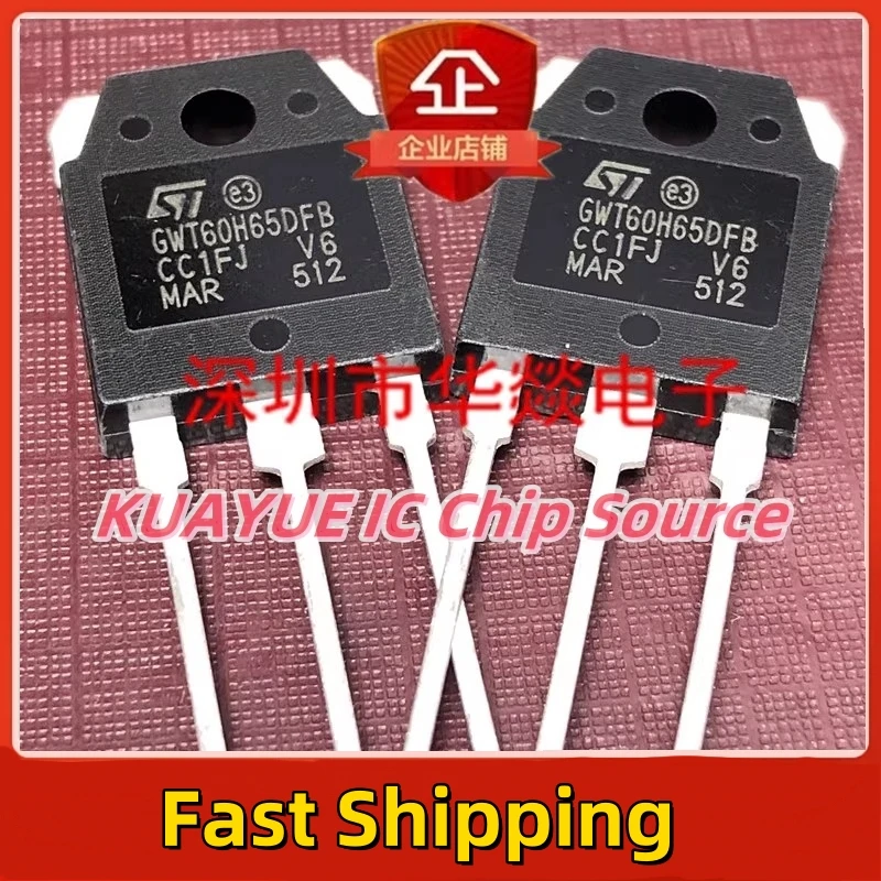 10PCS-30PCS GWT60H65DFB STGWT60H65DFB TO-3P 650V 60A Schnelle Versand Qualität Garantieren