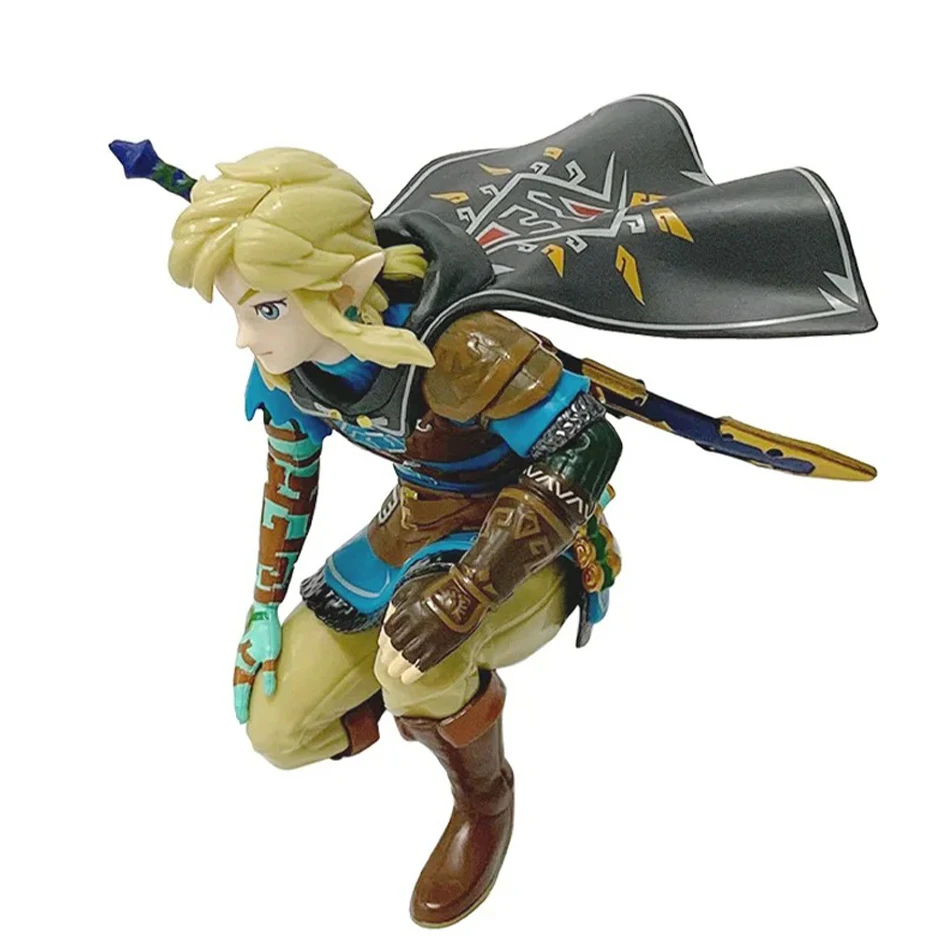 Legend Of Zelda Anime Link Kingdom Of Tears 12cm Sitzende Statue Spiel-PVC-Handmodelle Puppen Ornamente Geschenke – Detail 4