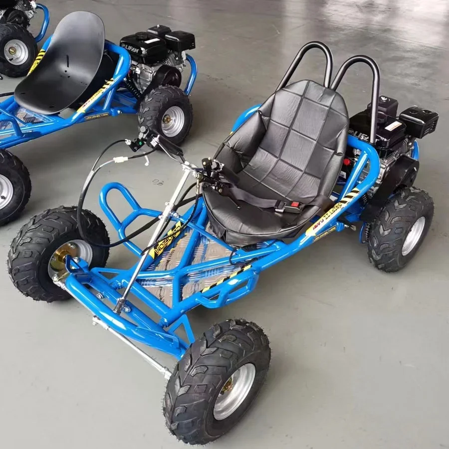 Durable Fast Delivery 4 Wheels 196cc 45km/h Outdoor Mini Drifting Grassland Go Karts Buggi
