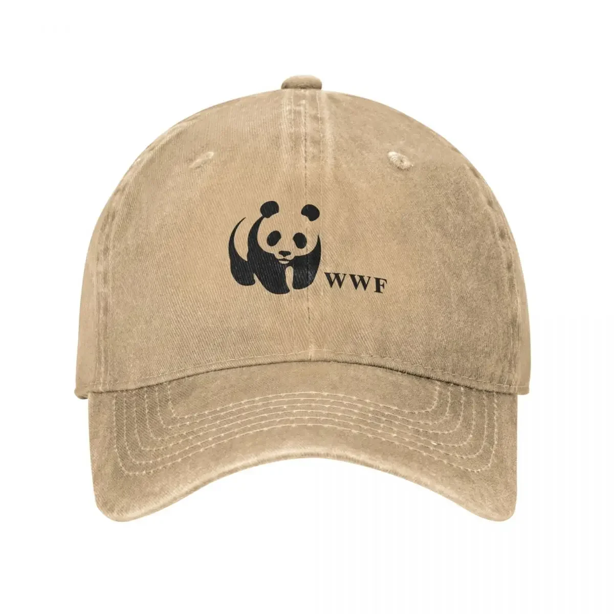 Casual WWF Cute Panda Animal Baseball Cap Unisex Distressed Cotton Snapback  Outdoor Activities Adjustable Fit Hats 