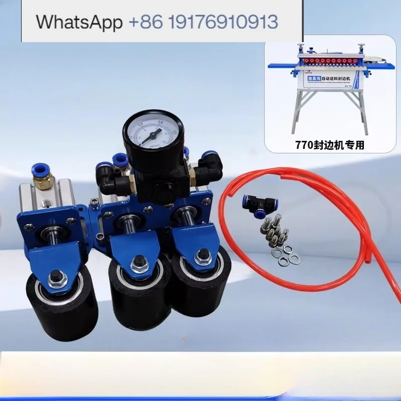 Pneumatic pressing wheel automatic 770 edge banding machine special modification accessories edge banding for more firm fit