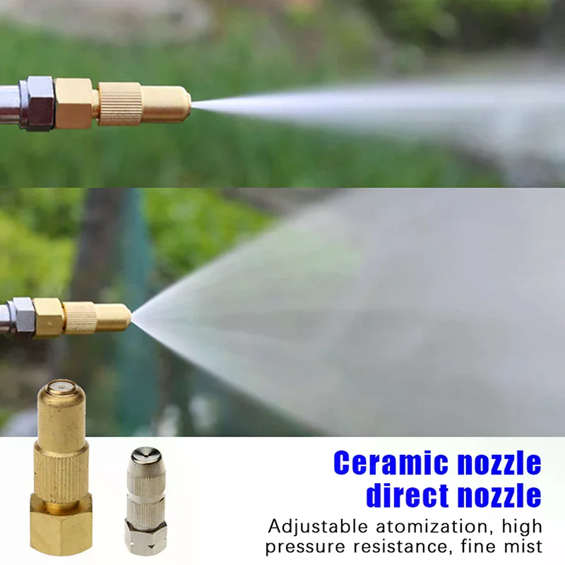 Agricultural Irrigation Nozzle 16*41*8MM Adjustable Pottery Nozzle High Quality Pottery Adjustable Spray Effortless Installation
