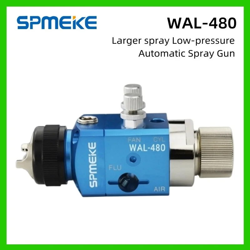 SPMEKE WAL-480 Automatic Spray Gun High Atomization Pneumatic Low Pressure WAL480 Spray Gun