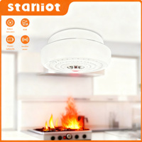 Staniot Temperature Sensor 433MHz Heat Detector 85db High Decibel Staniot Alarm Accessories Wireless Home Security System Alarm