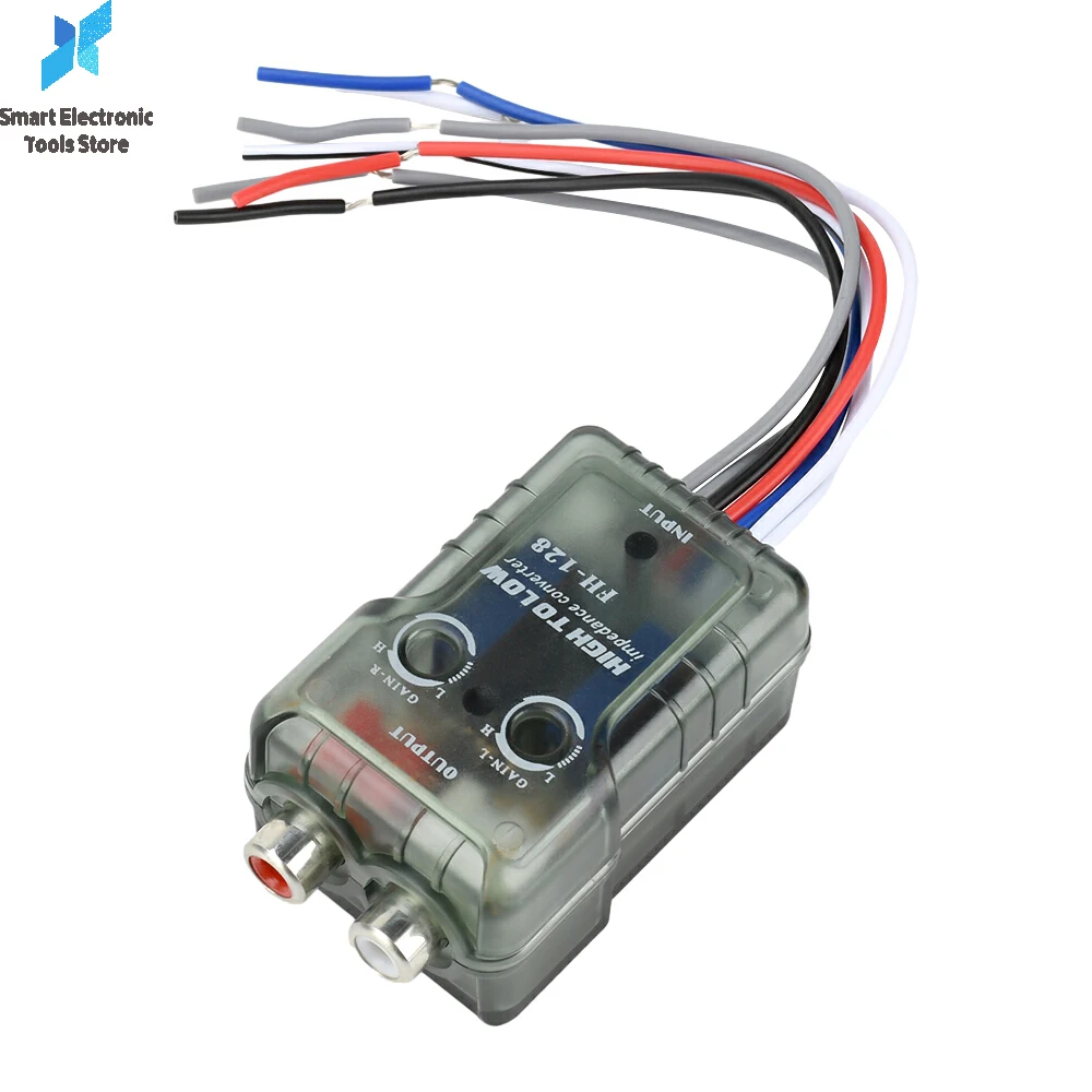 Auto Stereo Audio Sprechen Signal Hi-Low Konverter für Auto Amp-Subwoofer Verstärker CD-Player High zu Low Adapter