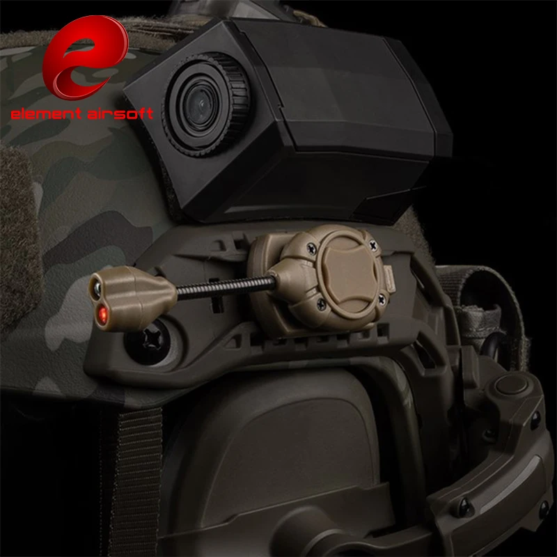 Tactical Helmet Identification Light 3rd Generation Red, Green, Blue, White Light IR Identification Signal Survival Light