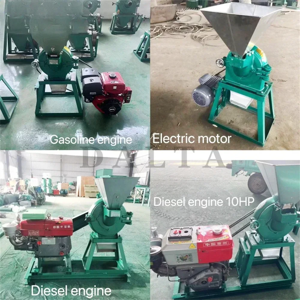 Mesin Penggiling Jagung Mesin Diesel 20HP Mesin Penggilingan Palu Tepung Pabrik Jagung Singkong