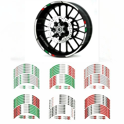 

Motorcycle stripes Wheel Hub Rim Strip Sticker Decal For APRILIA RSV4