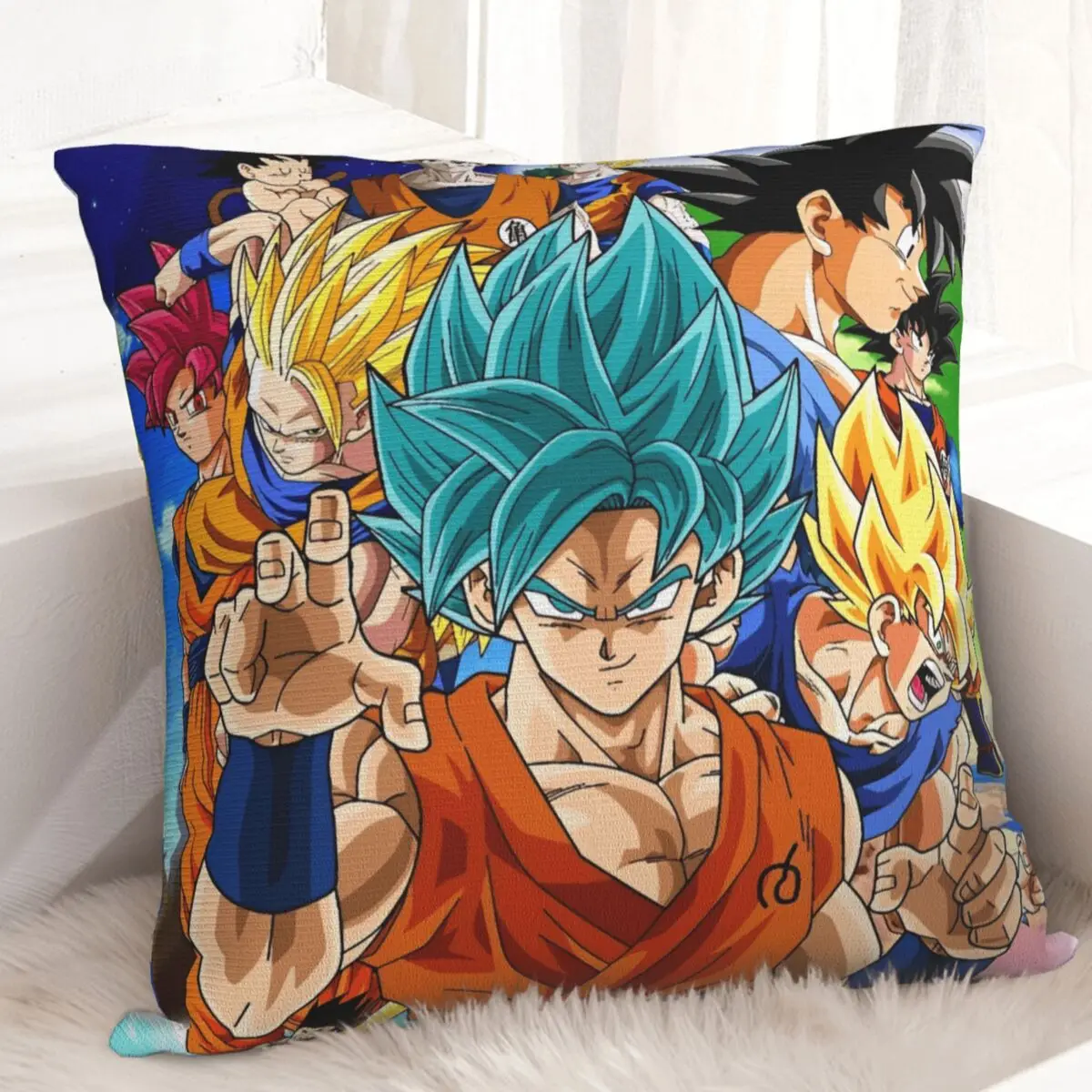 

DBZ Dragon Ball Z наволочка из полиэстера, подарочная наволочка, чехол для дома, Прямая доставка 40X40 см