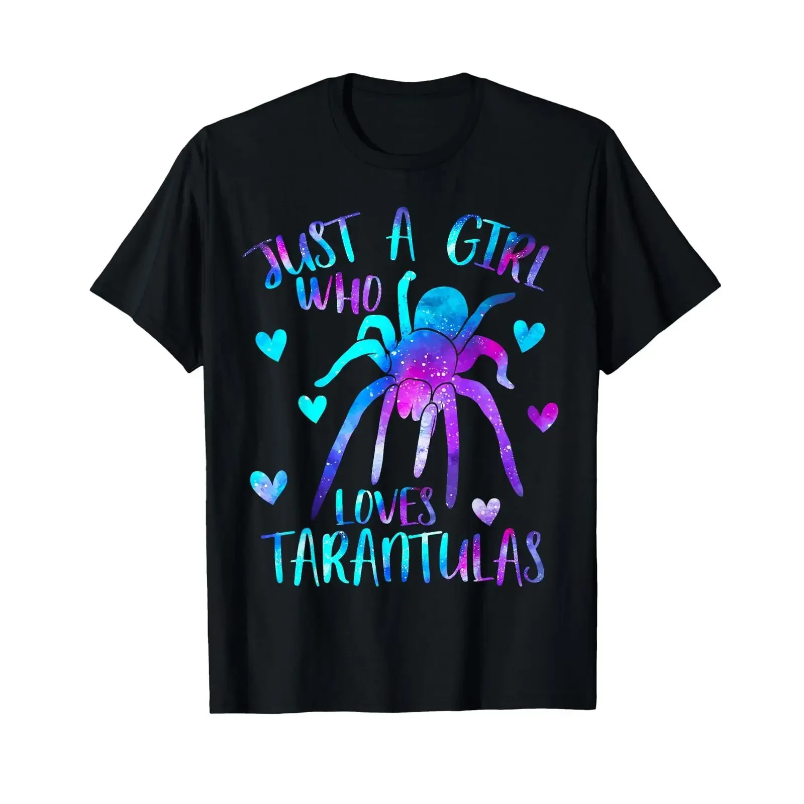 Just a Girl Who Loves Tarantulas Spider Lovers T Shirt vintage Washed Versatile fashion Comfortable streetwear graphic Casual