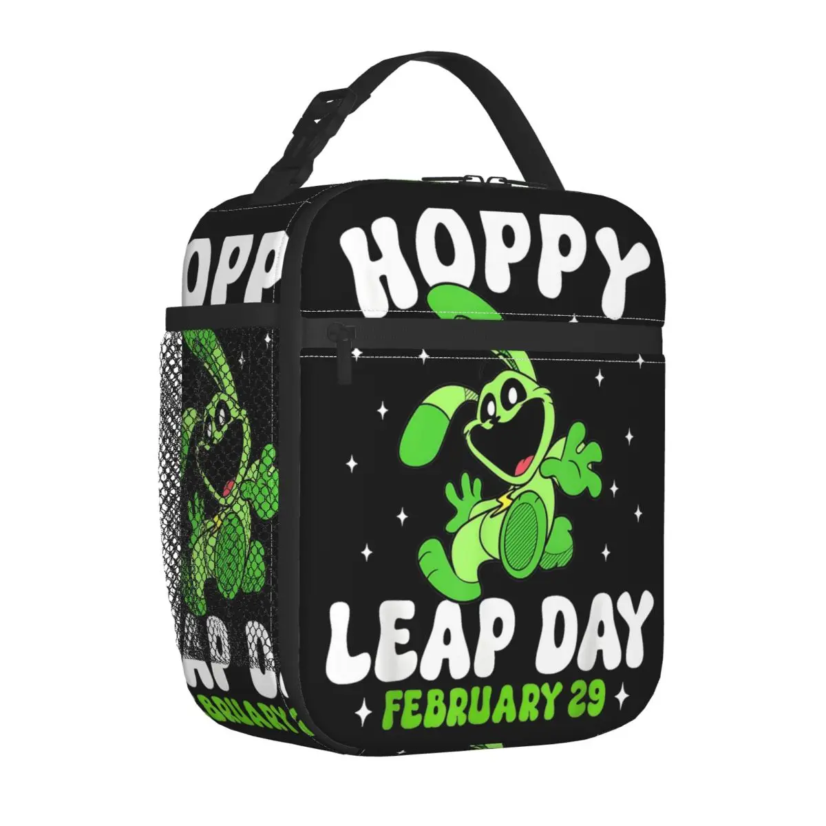 Funny Day February 29 Insulated Lunch Bags Leakproof Smiling Critters Lunch Container Thermal Bag Tote Lunch Box Work Men Women