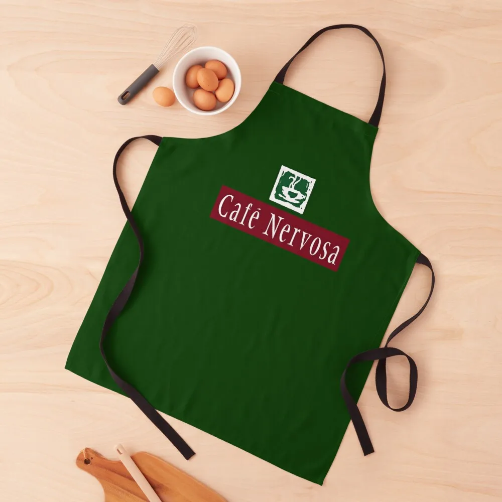 

Cafe Nervosa Apron chefs Cooking Waterproof women Apron