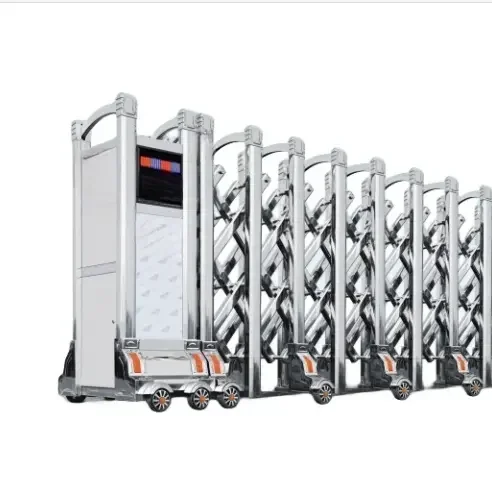Motorized 304 Stainless Steel Automatic Sliding Retractable Industrial Main Entrance Driveway Outdoor Safety Gate