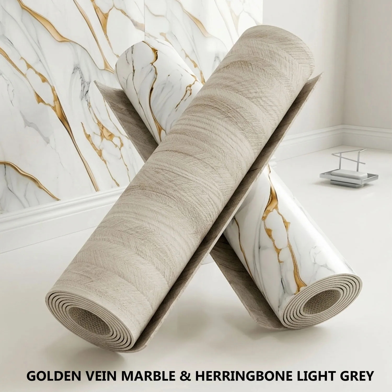 

Marble Peel and Stick Wallpaper for Bedroom Bathroom Kitchen Thick Vinyl Plaster with Marble Install Peel--Stick No Glue Needed