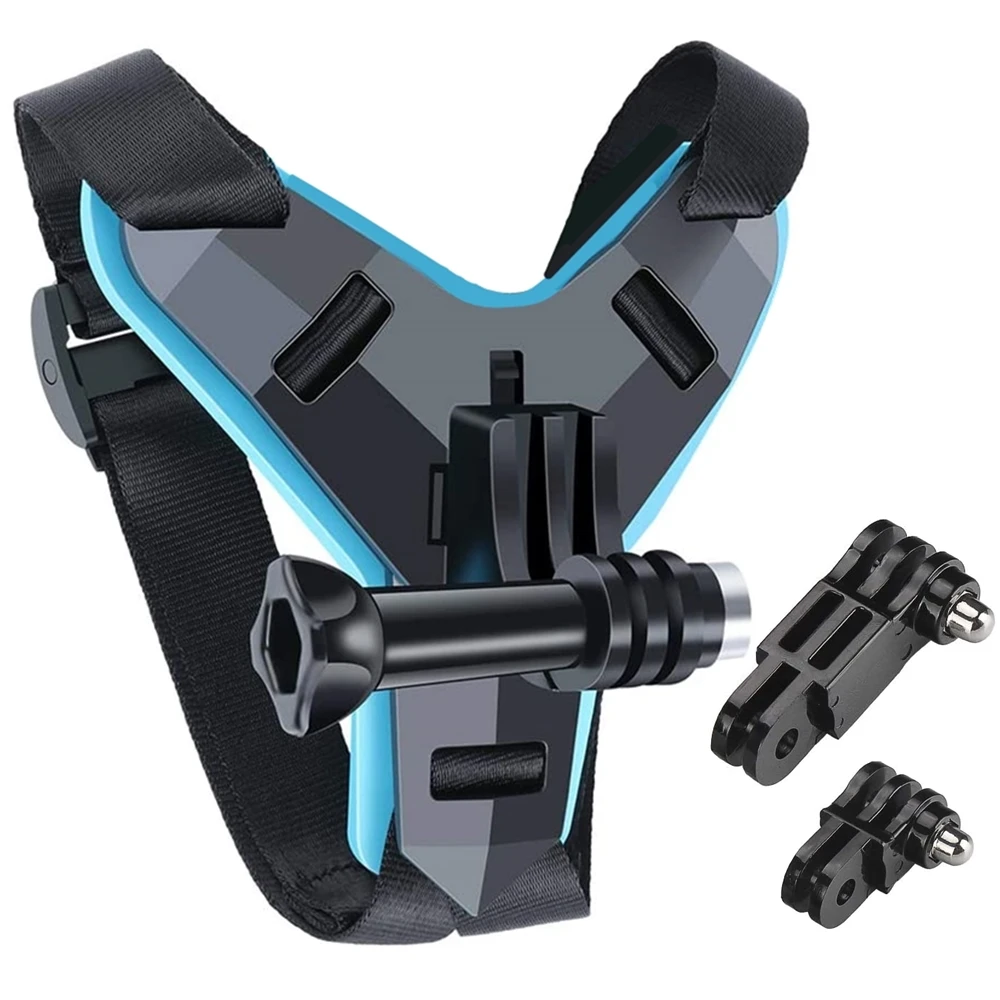 Helm Strap Halterung Für Gopro Hero 11 10 9 8 7 6 5 4 3 Motorrad Yi Action Sport Kamera Halterung volle Gesicht Halter Zubehör – Detail 9
