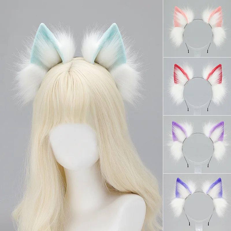 

Comic Show Wolf Beast Ear Cos Props Plush Ear Headband Wolf Ear