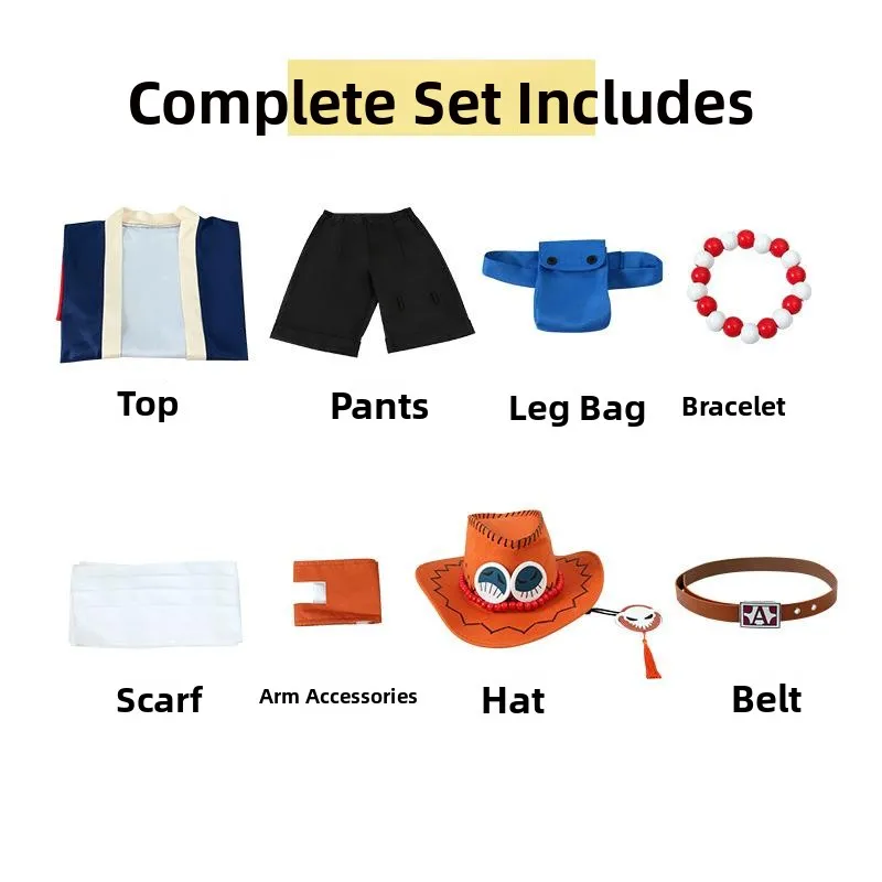 

Traar Law Cosplay Costume Kimono Set with Hat loween Costume Women's Traditional Ethnic Stage Performance Wear