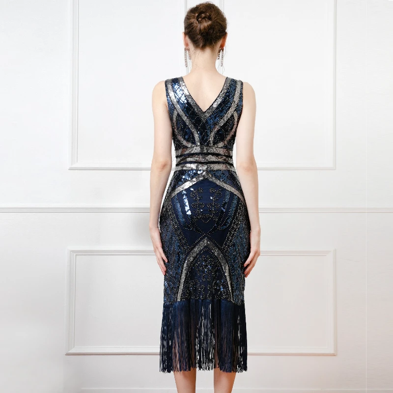 민소매 메쉬 빈티지 바디콘 맥시 시퀸 여름 여성 프롬 이브닝 드레스 여성 우아한 럭셔리 생일 파티 드레스