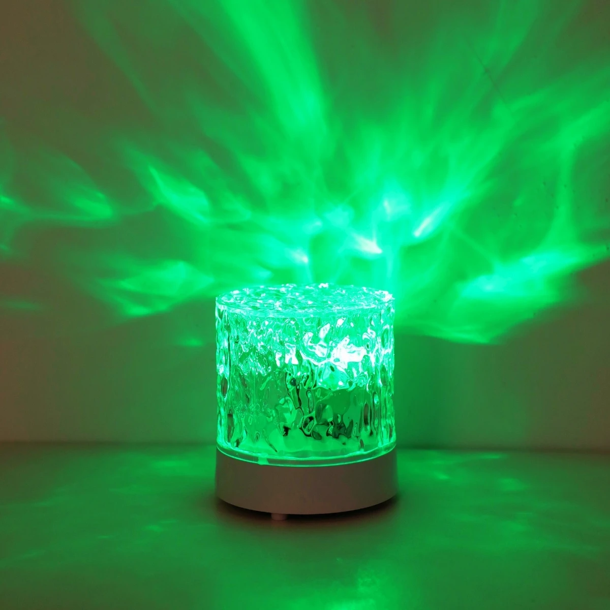 Quadratische Ozeanwellen-Projektionslampe, Farbwechselndes RGB-Nachtlicht, USB-Dekoratives Stimmungslicht für Schlafzimmer, Spielzimmer, Heimparty – Detail 5
