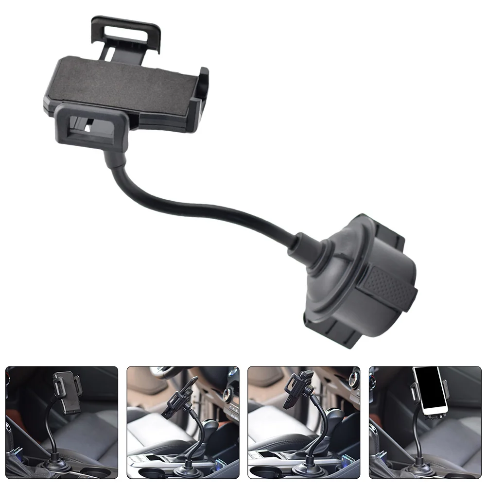 

Car Phone Holder Cup Holder Stable Flexible Hose Design Phone Stand Car Mount Bracket for Easy Calling Charging Safe Driving