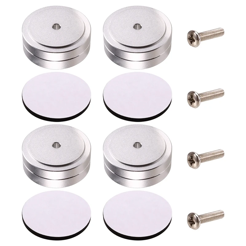 4PCS Hifi Turntable Isolation Feet Stand Speakers Spikes Audio Pads, For Amplifier/Speaker/Turntable 40X15mm