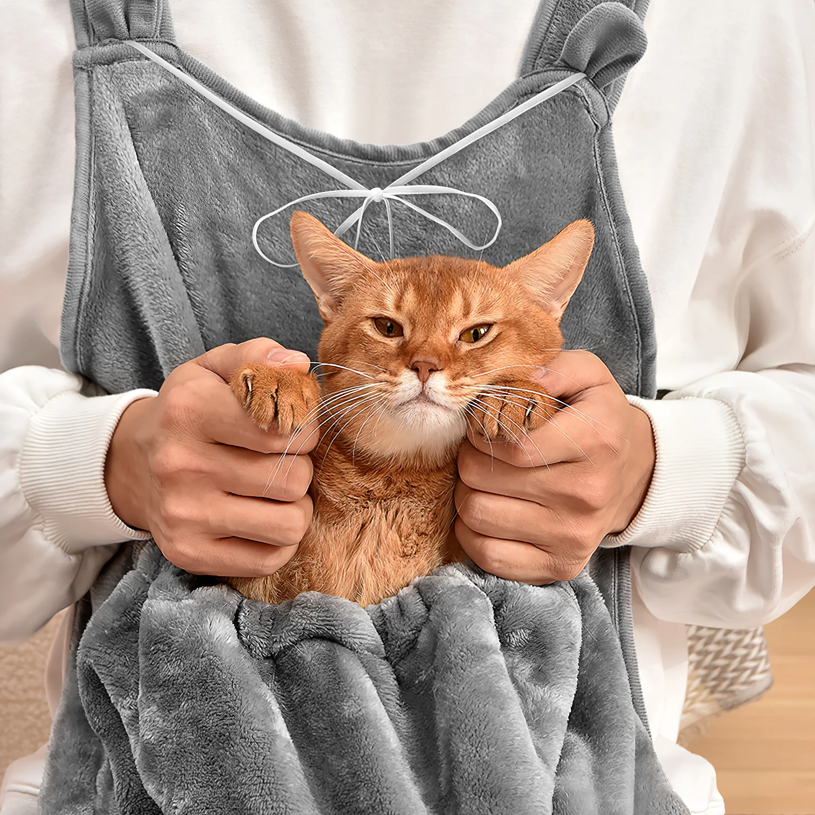 

Carrier For Small Cats Dogs Outdoor Travel Lightweight Sleeping Apron Chest Harness Portable Pet Holding Bag Cozy Warm Style For