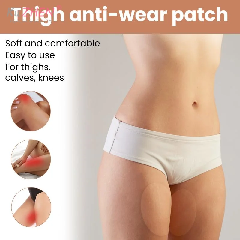 

6pcs Anti-wear Stickers Invisible No Trace Thigh Non-woven Tapes Disposable Anti Chafe Thigh Patch Body Anti-Friction Pad Women