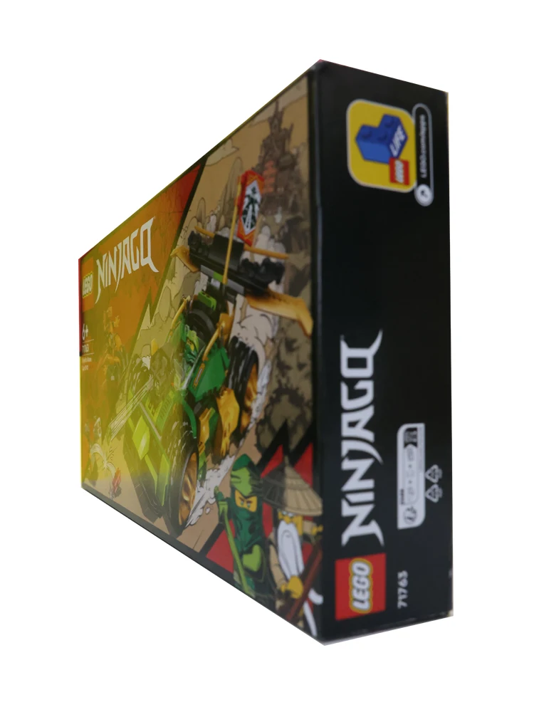 LEGO-NINJAGO Lloyd's Race Car EVO, Figurines de salle chirurgie tionnées à l'asile ra, Ensemble de bannières de mission à collectionner, 71763