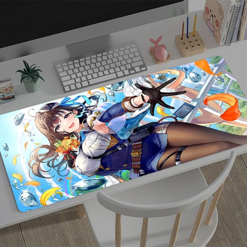 Mouse Pad Large NIKKE Gamer Keyboard Mat Pads Gaming Desk Protector Laptops Non-Slip Mousepad Deskmat PC carpet Anime Mousepad