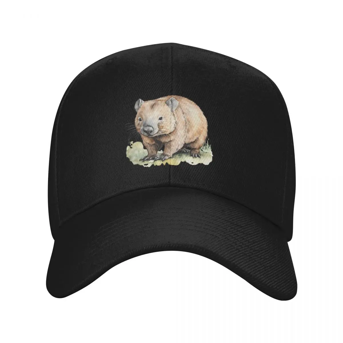 Wombat watercolor Baseball Cap Trucker Cap Brand Man cap Golf Men Women's
