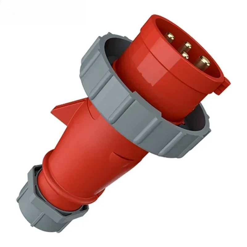 Industrieller Luftfahrt-Steckdosenstecker, 4 Pins, 5 Pins, 16 A, 32 A, 400 V, wasserdicht und staubdicht, 282