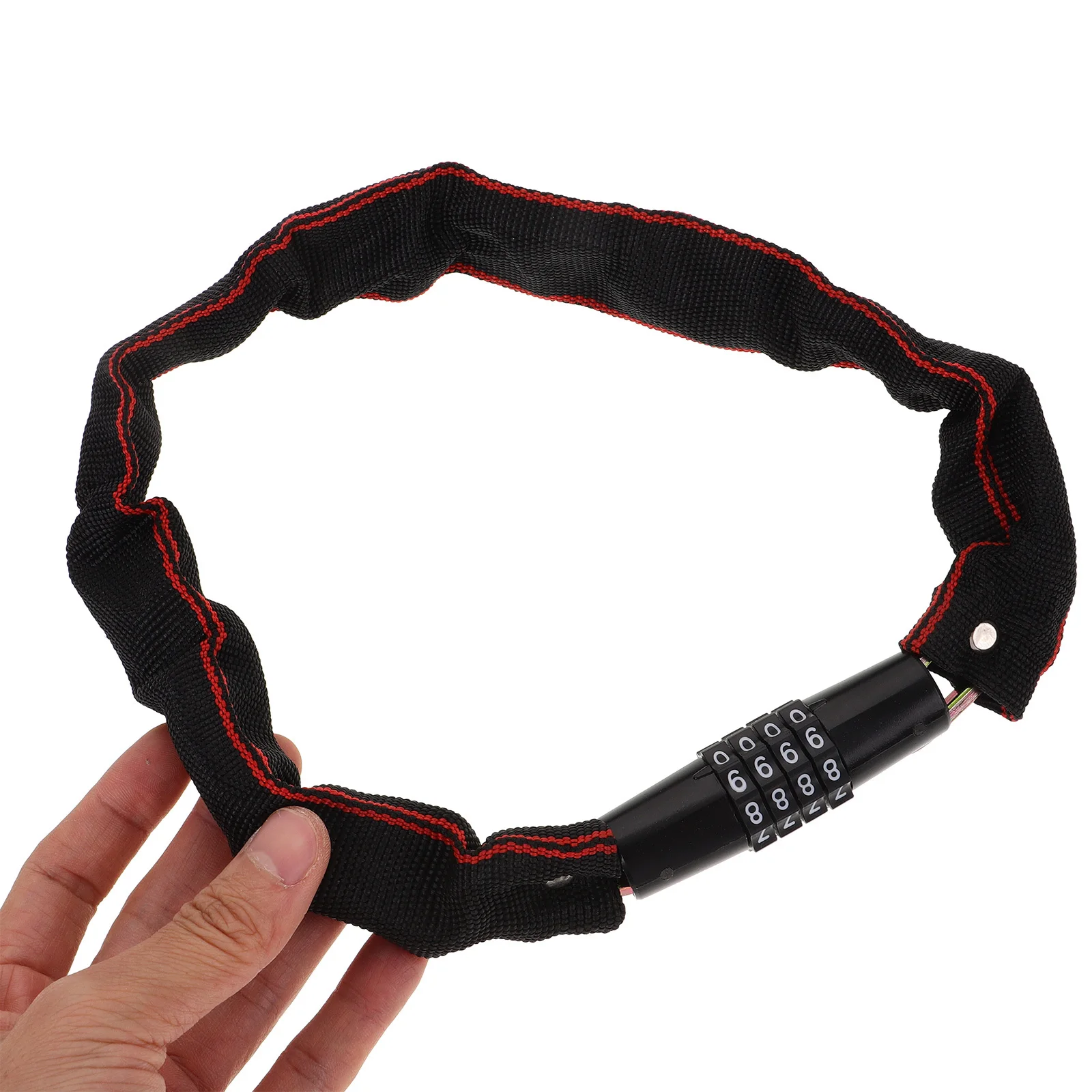 

Bike Chain Lock Password Heavy Duty Aluminum Alloy Anti-Theft Outdoor Cycling Safety Portable Secure Lock with Code