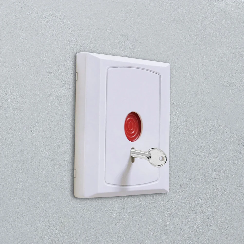 10Pcs Simple Reset Key Emergency Stop Button Portable Design Manual Reset for Home and Outdoor Use Emergency Stop Button Key