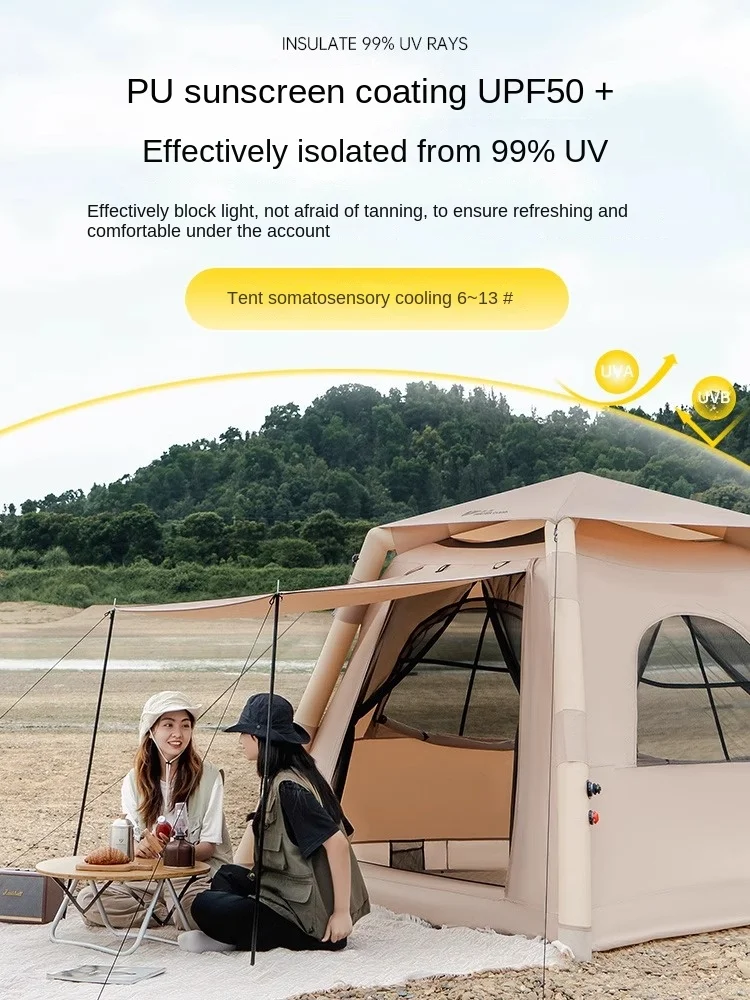 Automatic Instant Setup Tent with Carring Bag Inflatable Tent Outdoor Folding Camping, Air Tent, Camping Equipamiento 4-8P