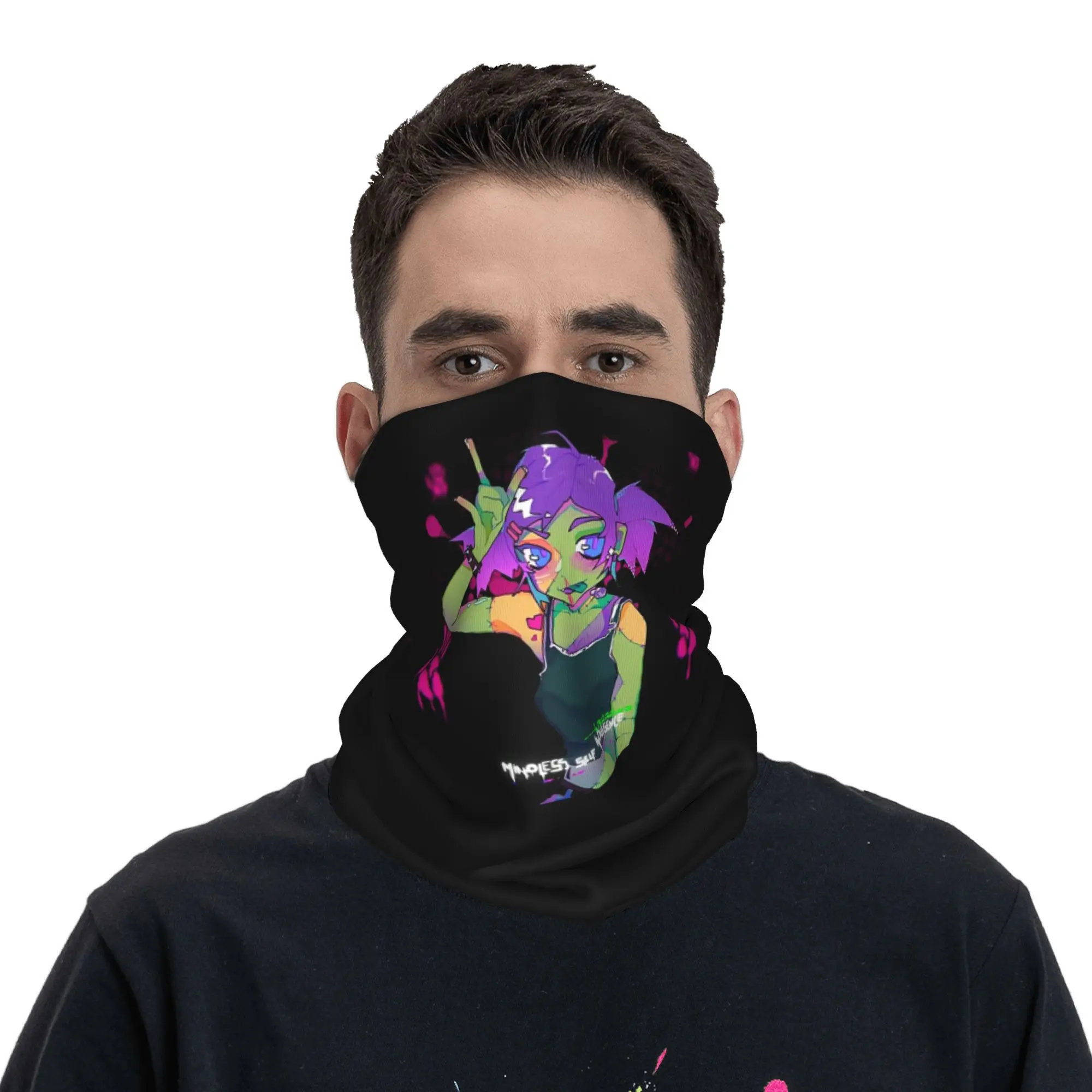 Msi Mindless الهيب هوب روك الذاتي Indulgence باندانا غطاء الرقبة قناع مطبوع وشاح متعدد الوظائف قناع الوجه ركوب للرجال والنساء