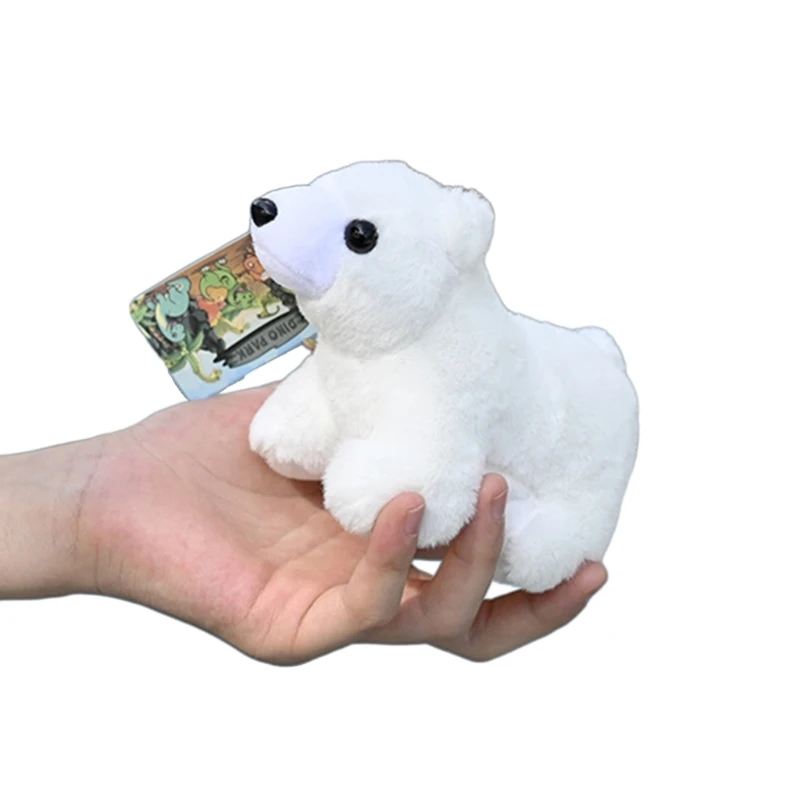 

Plush Pendant Carkey Hanging Ornament Stuffed White Bear Adult Car Key Pendant