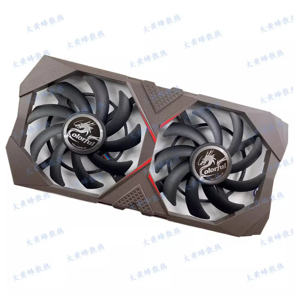 Imagem -06 - Shell com Ventiladores para Colorfull Gtx1660 Gtx1660ti Gtx1660s Rtx2060 Rtx2070 Placa Gráfica de Vídeo o